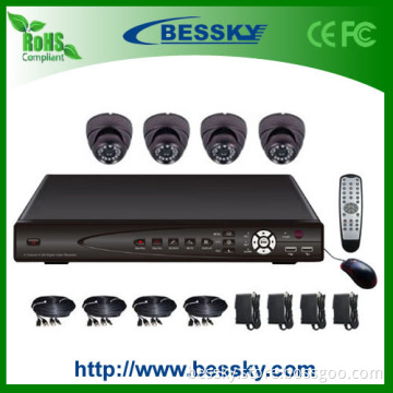 D1 4CH H. 264 CCTV Camera System Kit (BE-8104V4ID42)